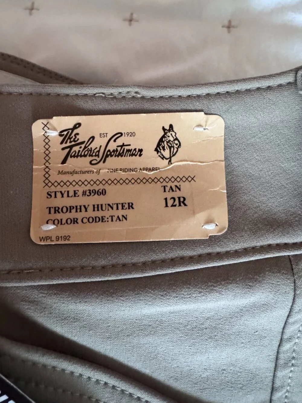 NWT The Tailored Sportsman Girl's Trophy Hunter Breech-Front Zip Girls sz 12